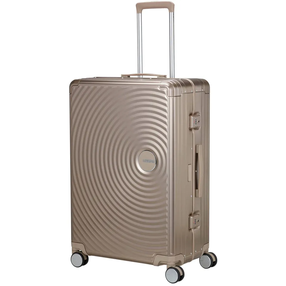 American Tourister trolley Soundbox Alu 77 cm. champagne, foto 5