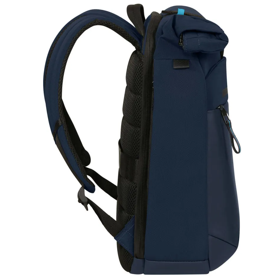 Samsonite Moderny rolltop rugzak donkerblauw, foto 6