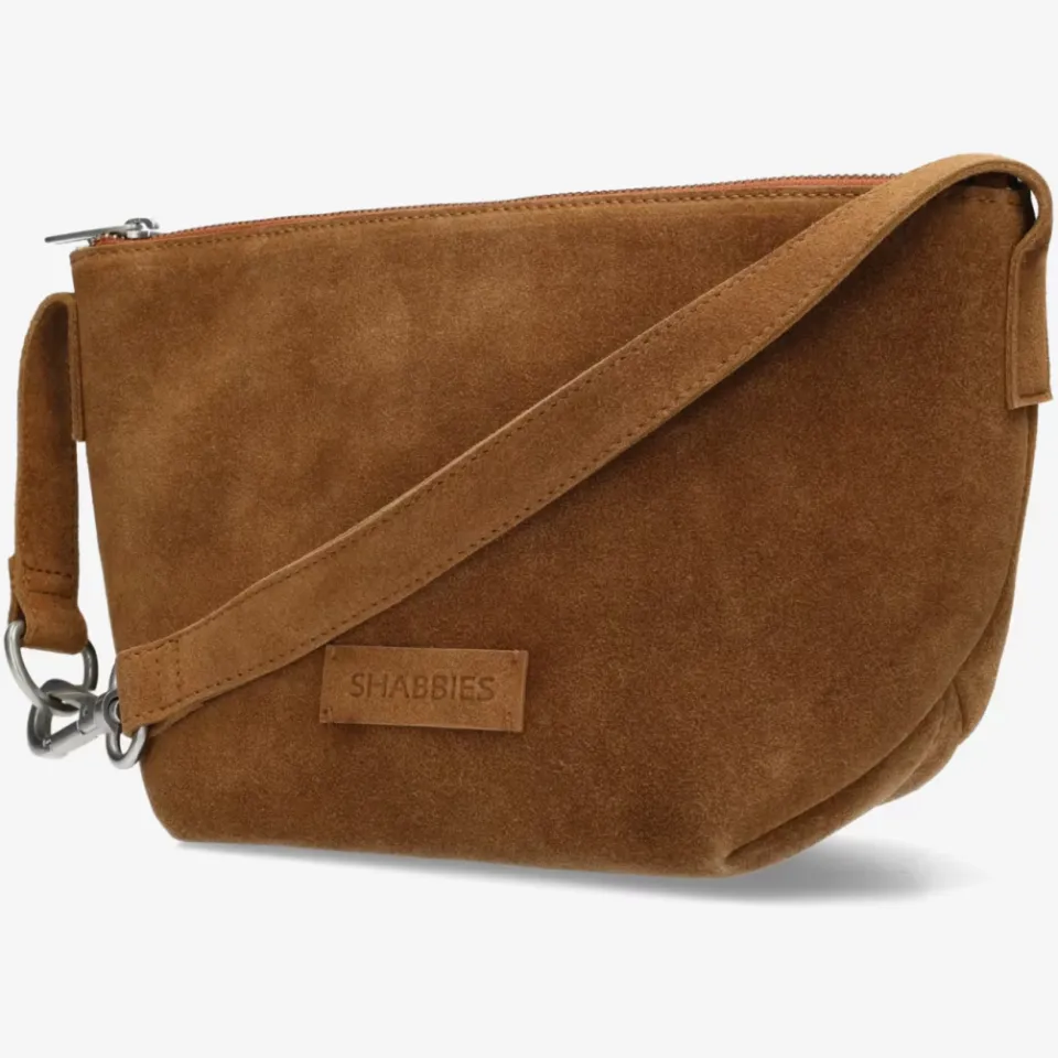 Shabbies Amsterdam Esra crossbody tas cognac, foto 5