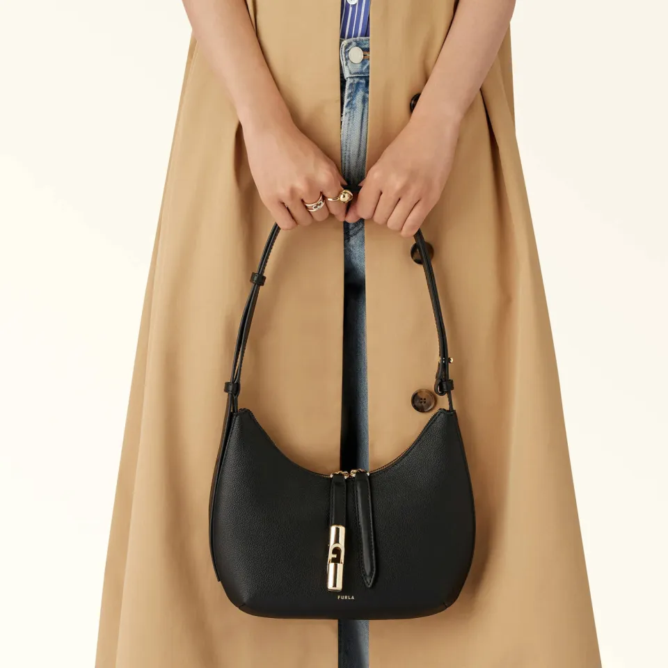 Furla Goccia S schoudertas zwart, foto 4