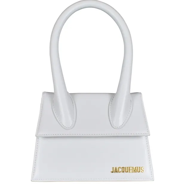 Jacquemus Le Chiquito Moyen handtas wit