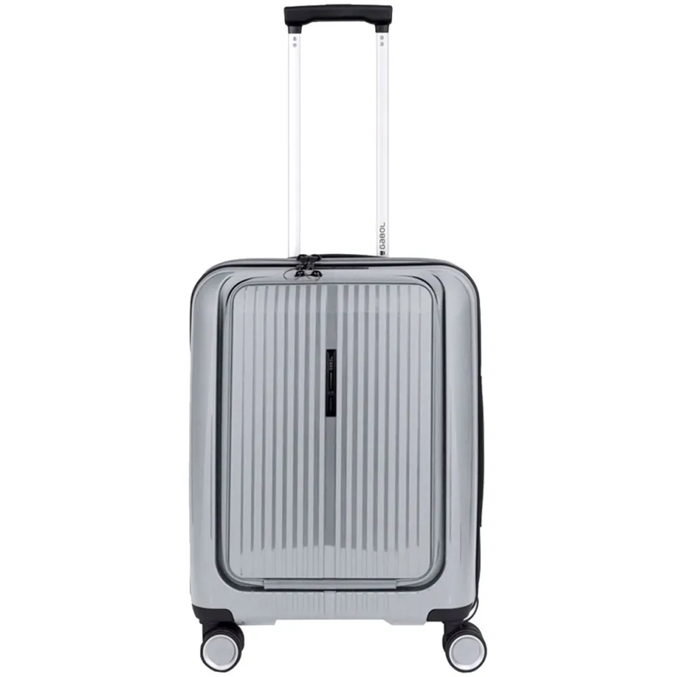 Gabol Brooklyn cabin trolley front pocket zilver, foto 2