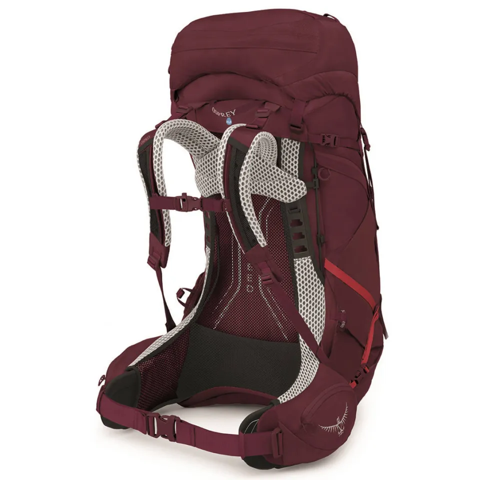 Osprey Aura AG LT 50 trekkingrugzak donkerrood, foto 3