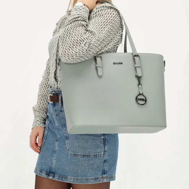 Charm London Birmingham shopper grijs, foto 4