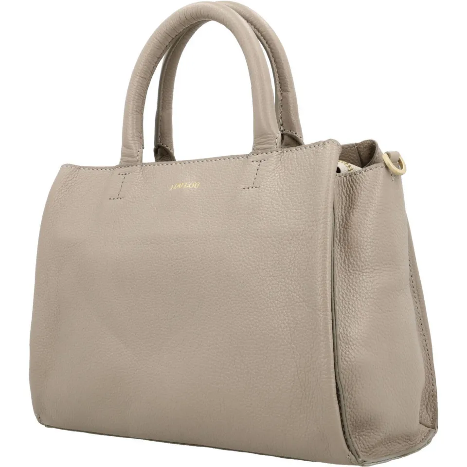 Loulou Essentiels Vera schoudertas taupe, foto 3