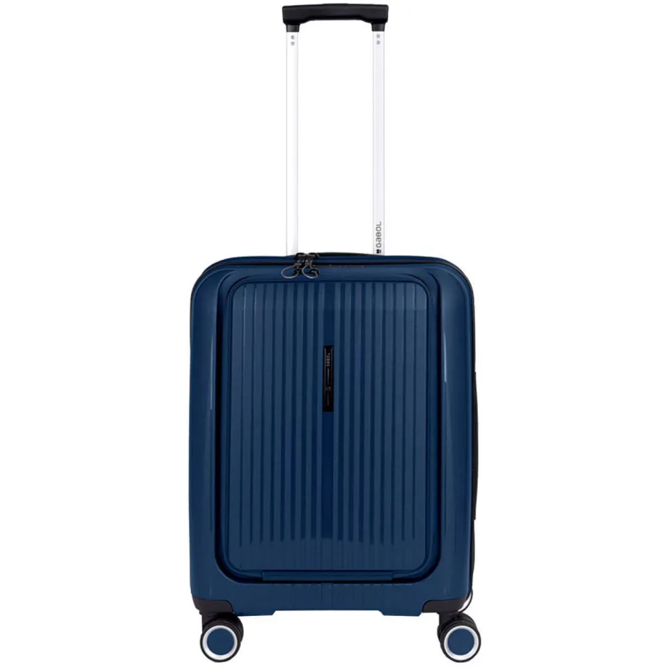 Gabol Brooklyn Cabin Trolley Front Pocket koffer blauw