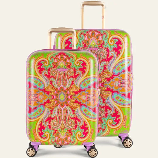 Oilily Hard shell trolley set 19" + 23" groen