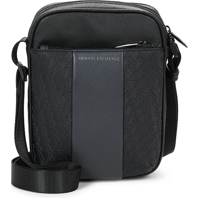 Armani Exchange William Reporter crossbodytas zwart
