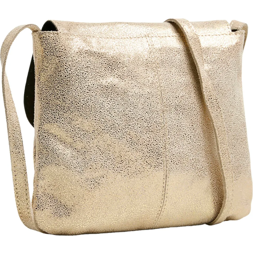 Pieces Totally Large schoudertas goud Goudkleurig