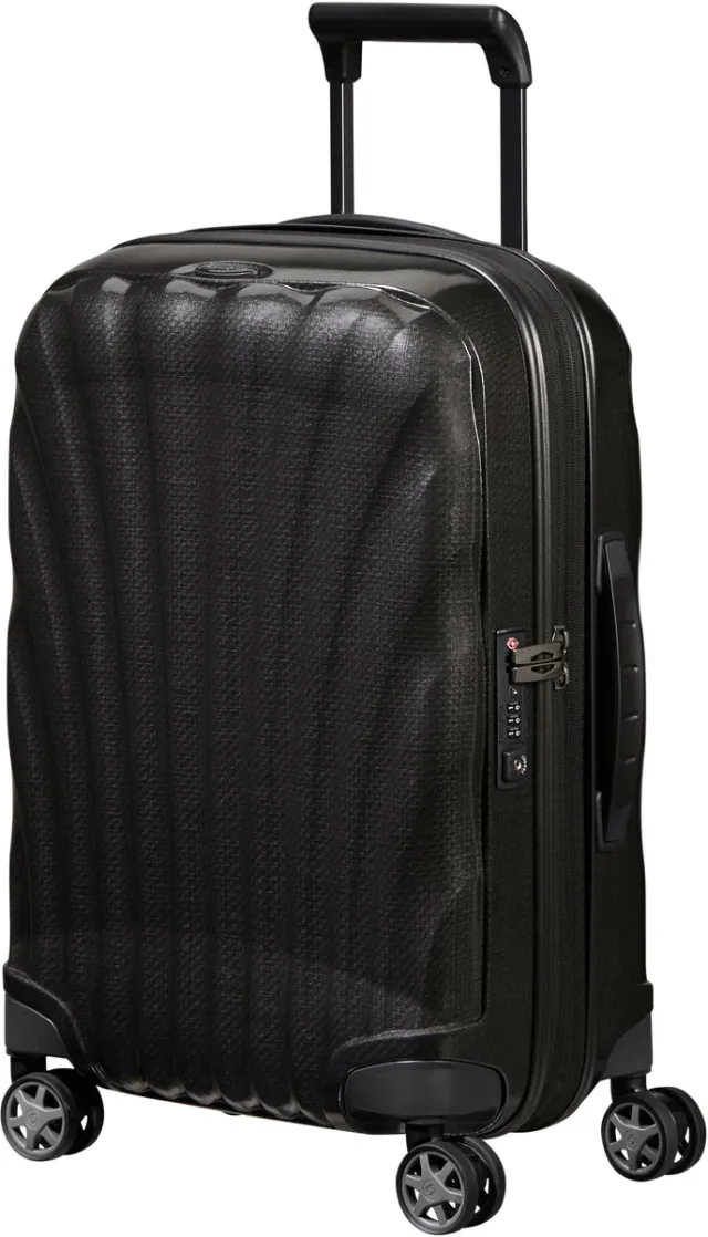 Samsonite C-Lite spinner handbagagekoffer 55 cm zwart BLACK