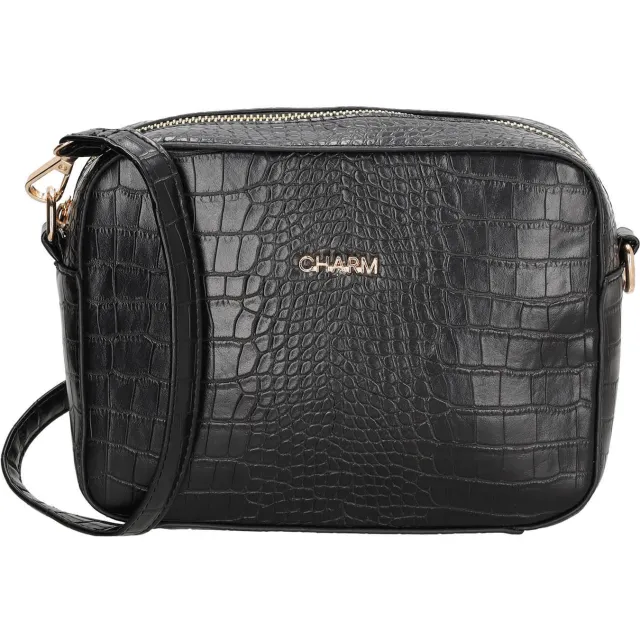 Charm London Midwood crossbody tas zwart