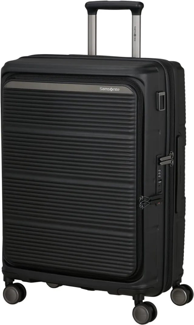 Samsonite Koffer - Paralux HS Spinner 67/24 M - uitbreidbaar - Black - 81 l Zwart