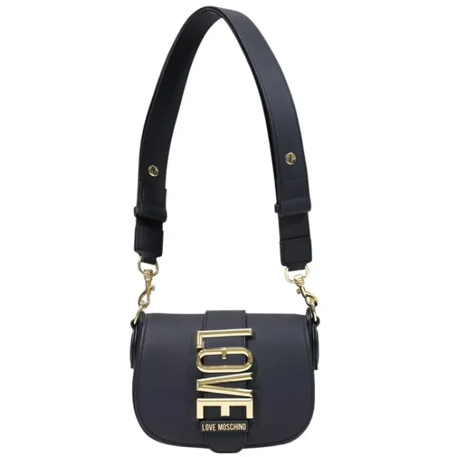 Love Moschino Zwarte Polyethyleen Handtas