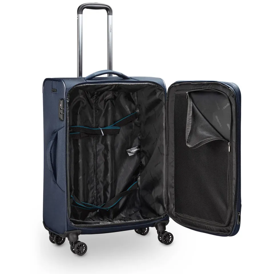 Travelbags The Base Soft Trolley donkerblauw, foto 2