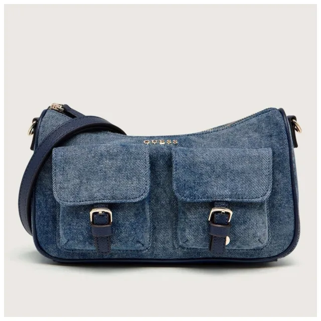 Handtas Guess Kassie Convertible Shl blauw