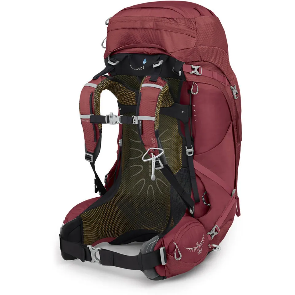 Osprey Aura AG 65 trekkingrugzak donkerrood, foto 4