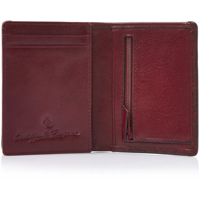 Castelijn & Beerens Croco mini wallet pasjeshouder rood