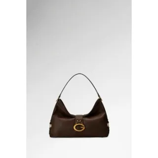 Tas Guess CAMDEN LARGE SHOULDER BAG HWBB93 08020 bruin, foto 4