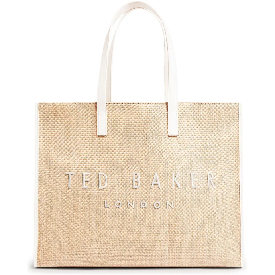 Ted Baker Pallmer Large Icon Bag shopper beige, foto 2
