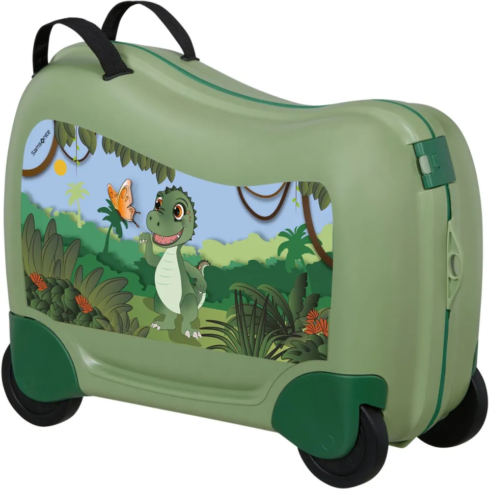 Samsonite Dream2Go Ride-On Dino Rex kinderkoffer groen, foto 3
