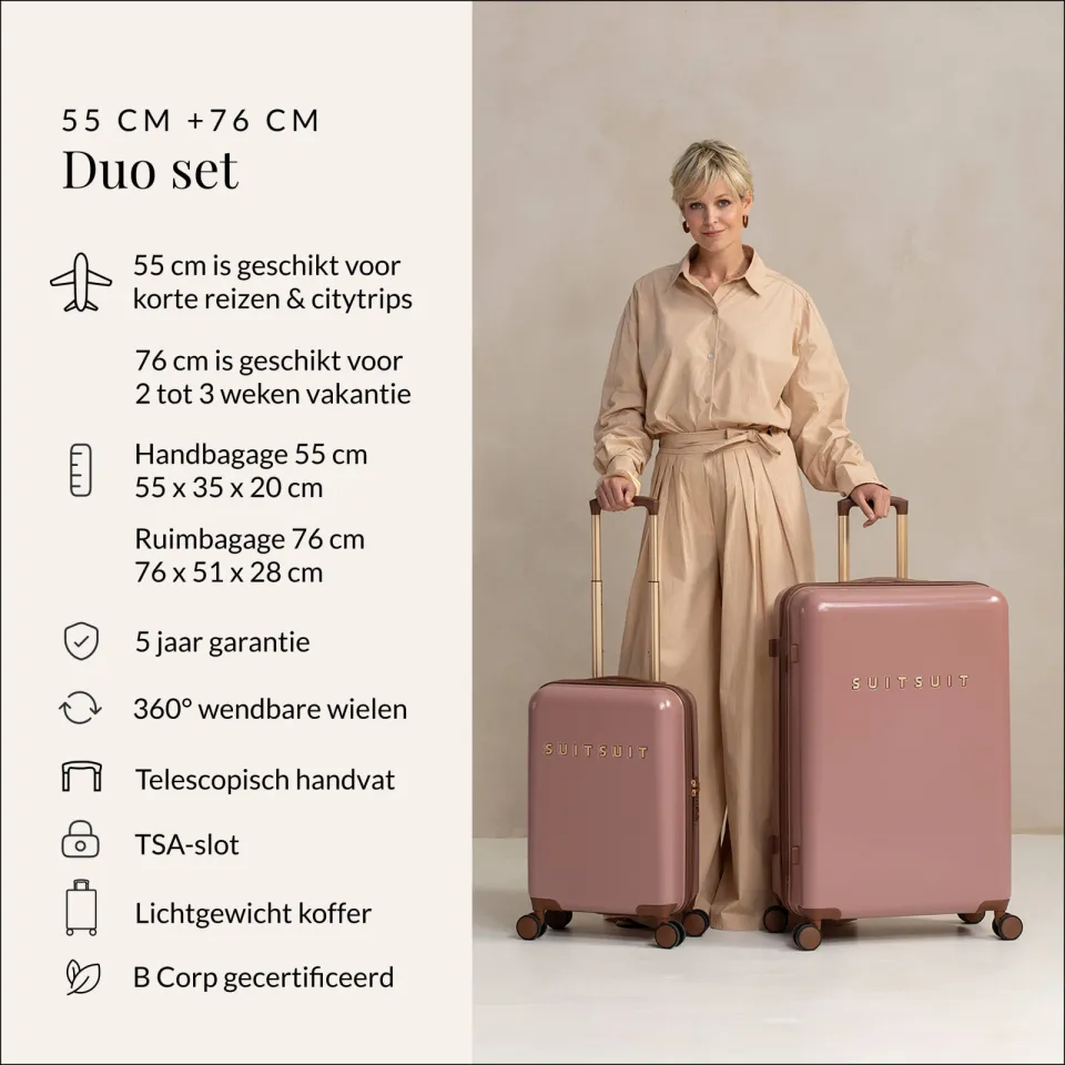 SUITSUIT Fab Seventies kofferset oudroze, foto 6
