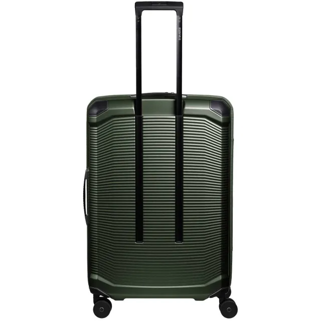 Travelite trolley Millennium 76 cm. donkergroen