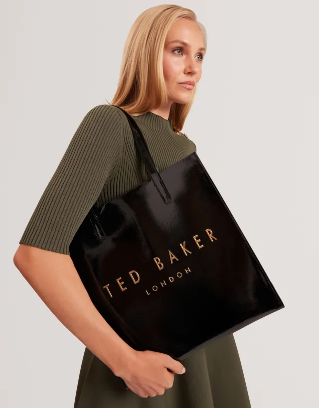 Ted Baker Crinkon shopper zwart, foto 2