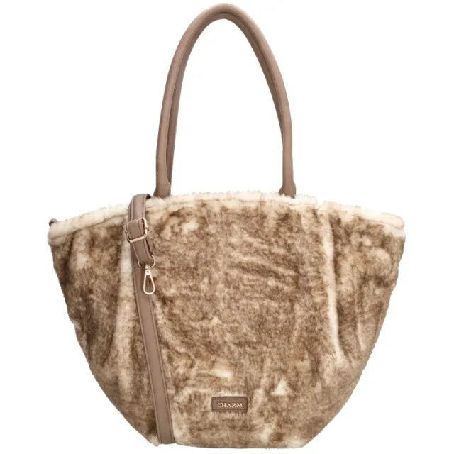Charm London Dubai Deluxe shopper beige