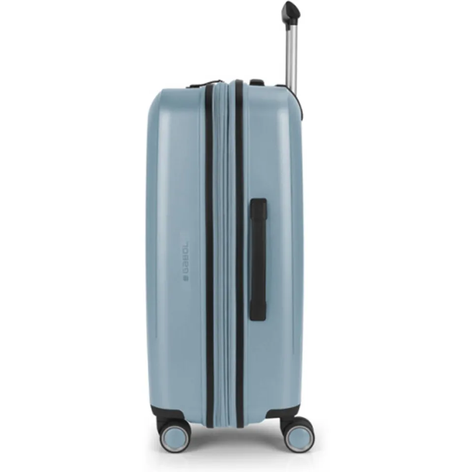 Gabol Brooklyn handbagagekoffer 55 cm lichtblauw blauw, foto 3