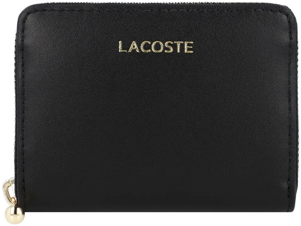 Lacoste Zip Coin Wallet portemonnee zwart