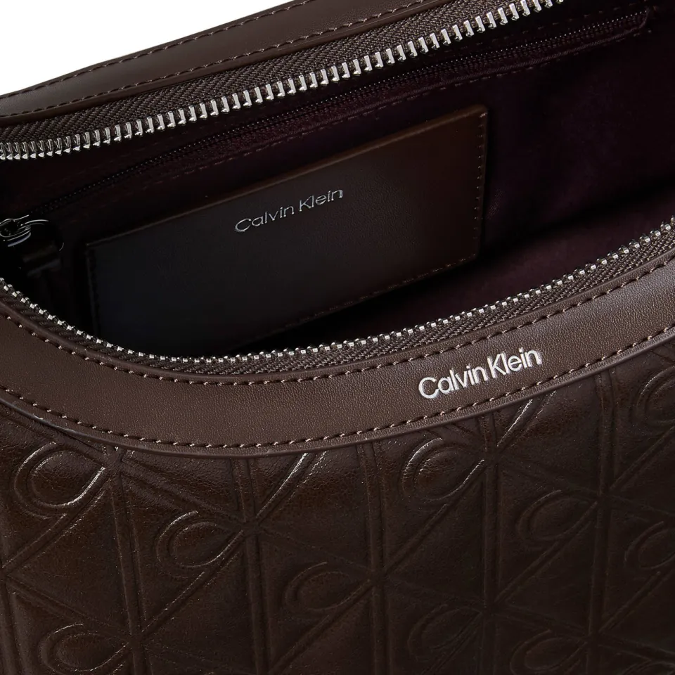 Calvin Klein schoudertas donkerbruin, foto 4