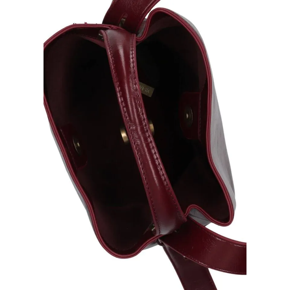 HVISK Handtassen Molly Raw Structure Bordeaux - One size, foto 4