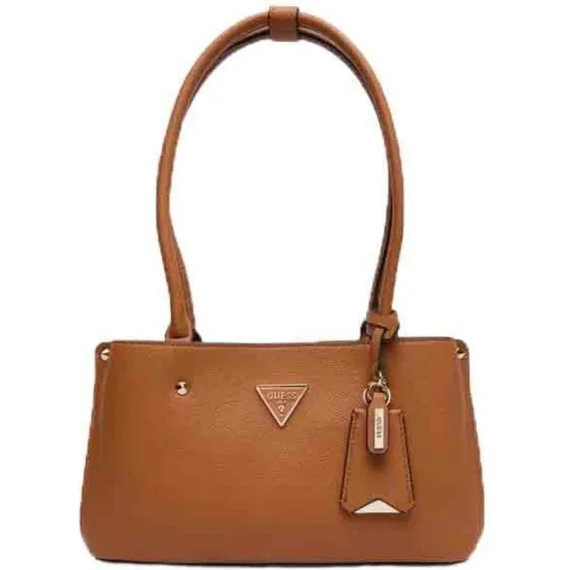 Guess Meridian II satchel cognac