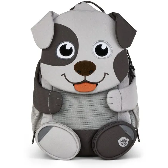 Affenzahn Dog Friend Large kinderrugzak grijs