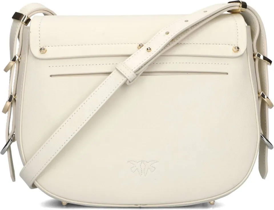 Pinko Saddle Classic schoudertas gebroken wit, foto 2