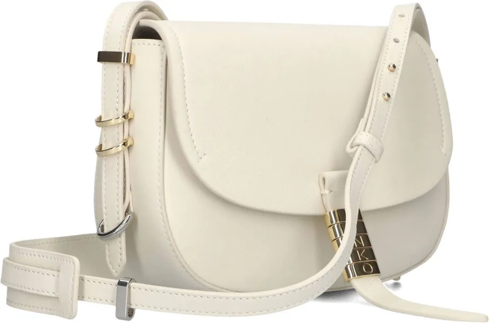 Pinko Saddle Mini schoudertas wit, foto 3