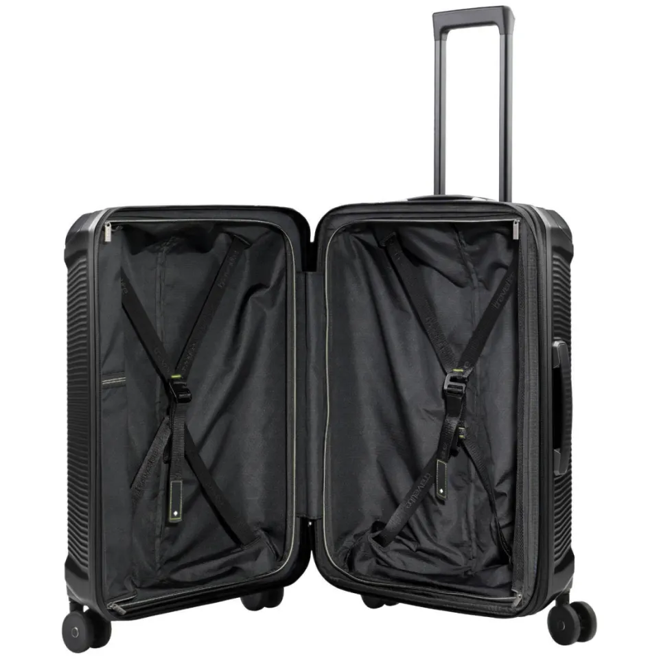 Travelite Millennium spinner koffer 67 cm zwart, foto 4