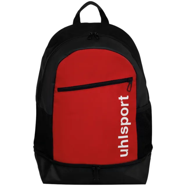 Uhlsport Essential Backpack met schoenvak 10042 Rood / zwart / wit