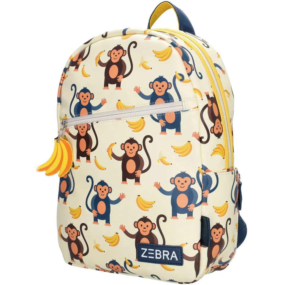 Zebra Trends rugzak Sem Monkeys beige, foto 4