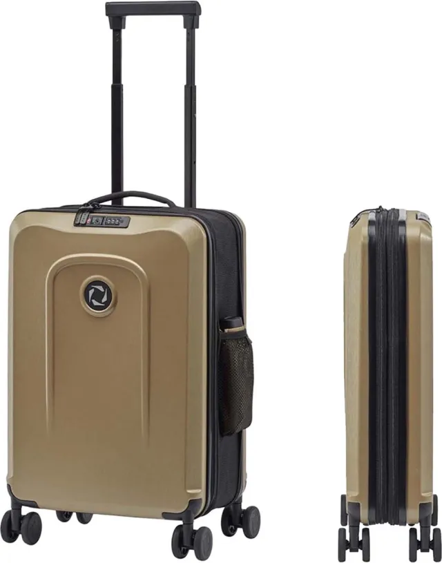 Senz Foldaway handbagagekoffer 55 cm champagne brown