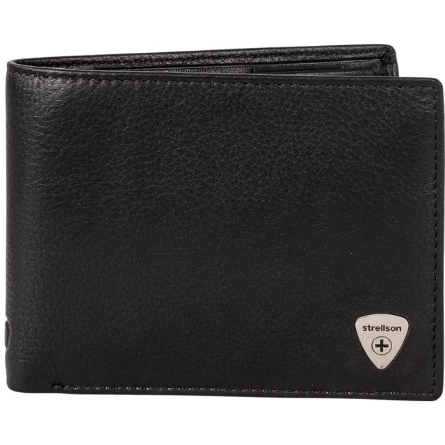 Strellson Harrison Adriel portemonnee zwart Dark Brown