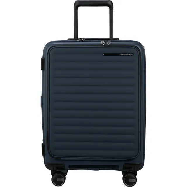 Samsonite Koffer - Restackd spinner (4 wielen) 55/20 easy access - handbagage - uitbreidbaar - Midnight - 48 l - 3.1 kg