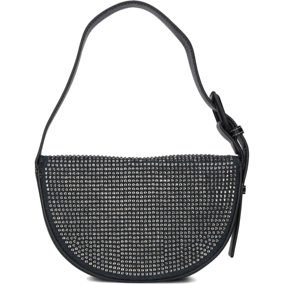 HVISK Nomi denim schoudertas blauw