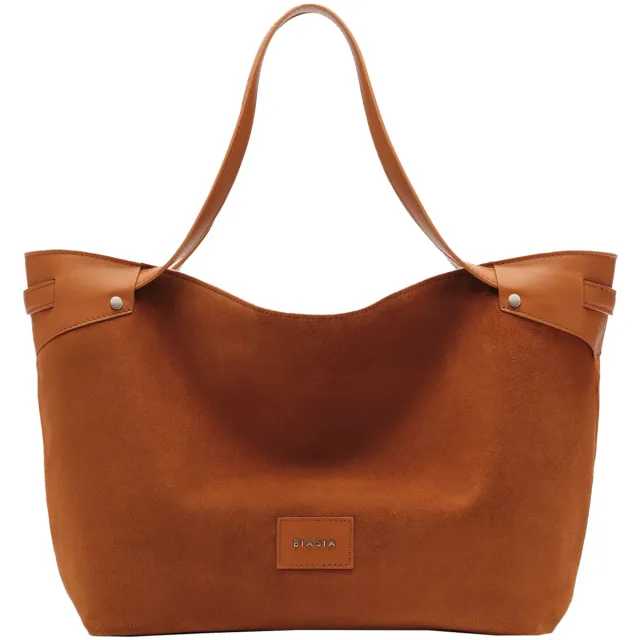 Francesco Biasia Memory Shopping Bag leren shopper lichtbruin