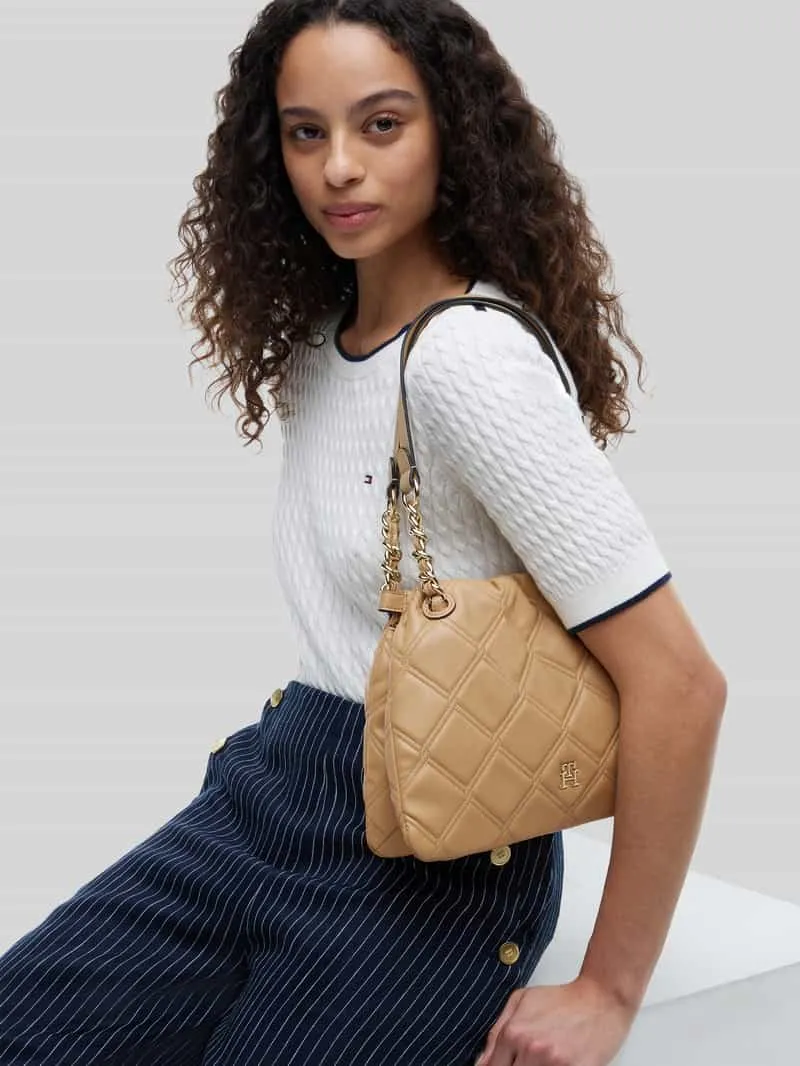 Tommy Hilfiger Handtas met kettingdetails bruin, foto 2