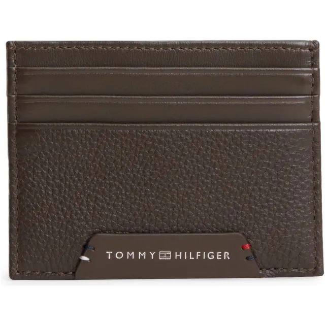 Tommy Hilfiger Th Corp CC Holder kaarthouder bruin