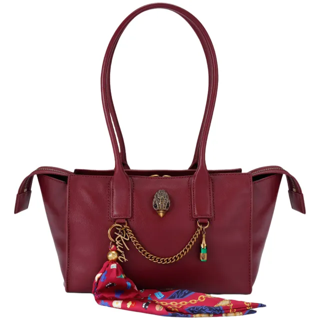 Kurt Geiger Sloane schoudertas bordeauxrood