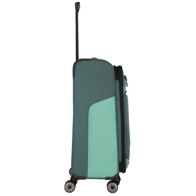 Travelite Viia reiskoffer donkergroen