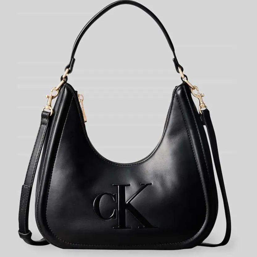 Calvin Klein Jeans Bold CK Small Crescent schoudertas zwart, foto 4