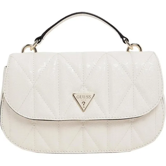 Schoudertas Guess Aldina wit